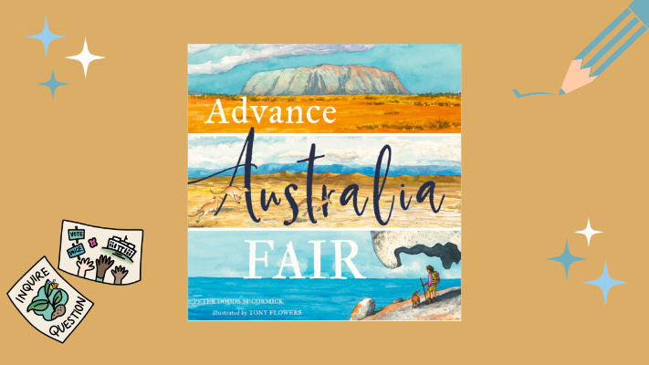 Advance australia fair book cover