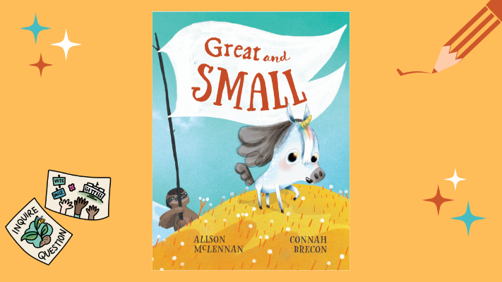 Great and small book cover